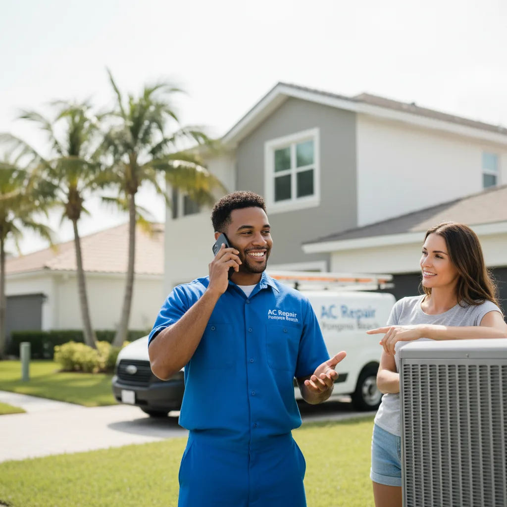 AC Repair Pompano Beach customer support in Caro